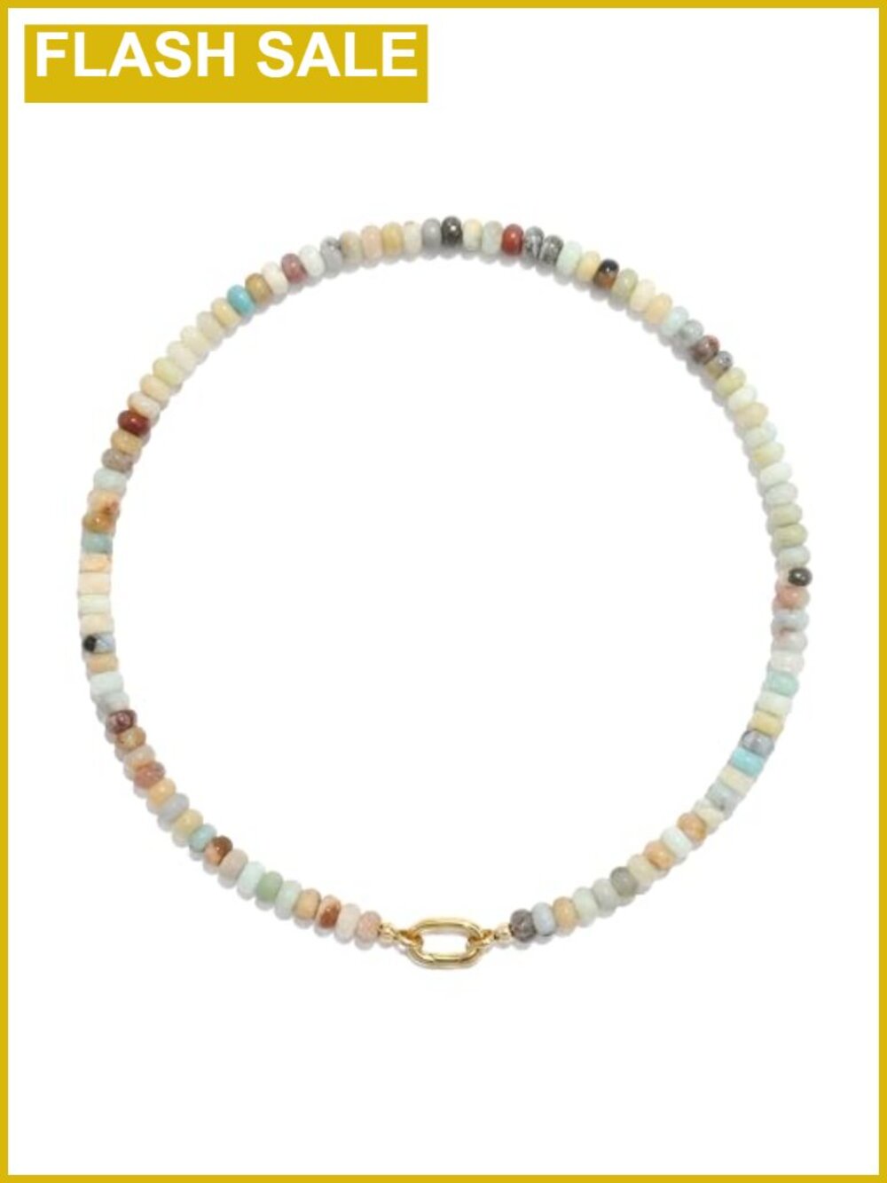 Colorful Stone Beaded Necklace Natural Gemstone Choker Boho Layering Jewelry